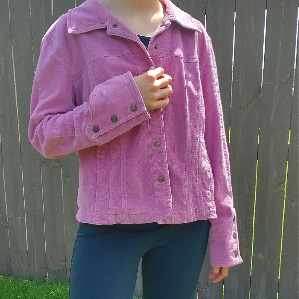 Pink corduroy jacket